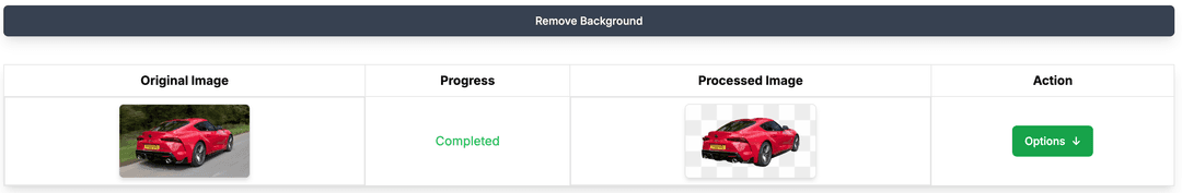 Image Background Remover Plugin Screenshot