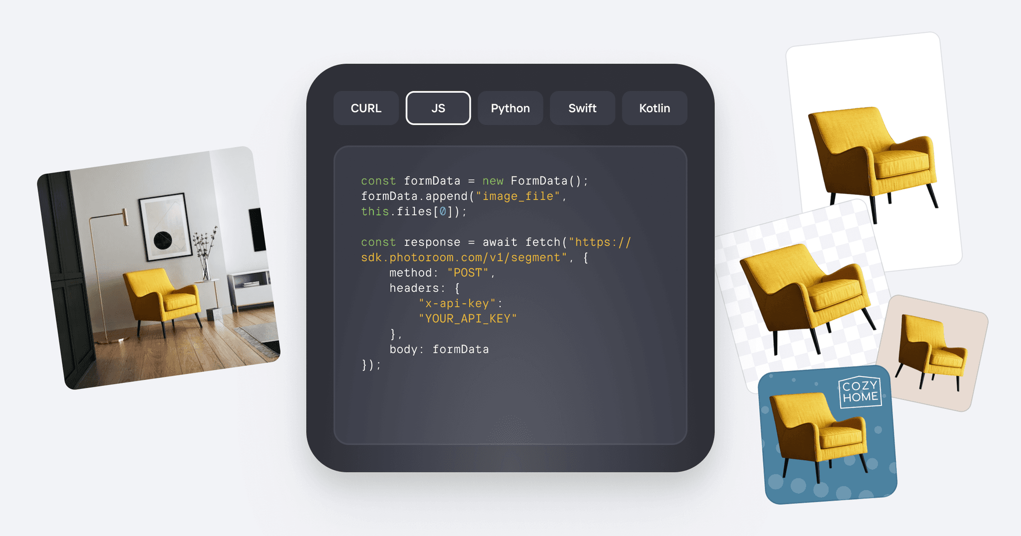 Background removal API developer integration guide