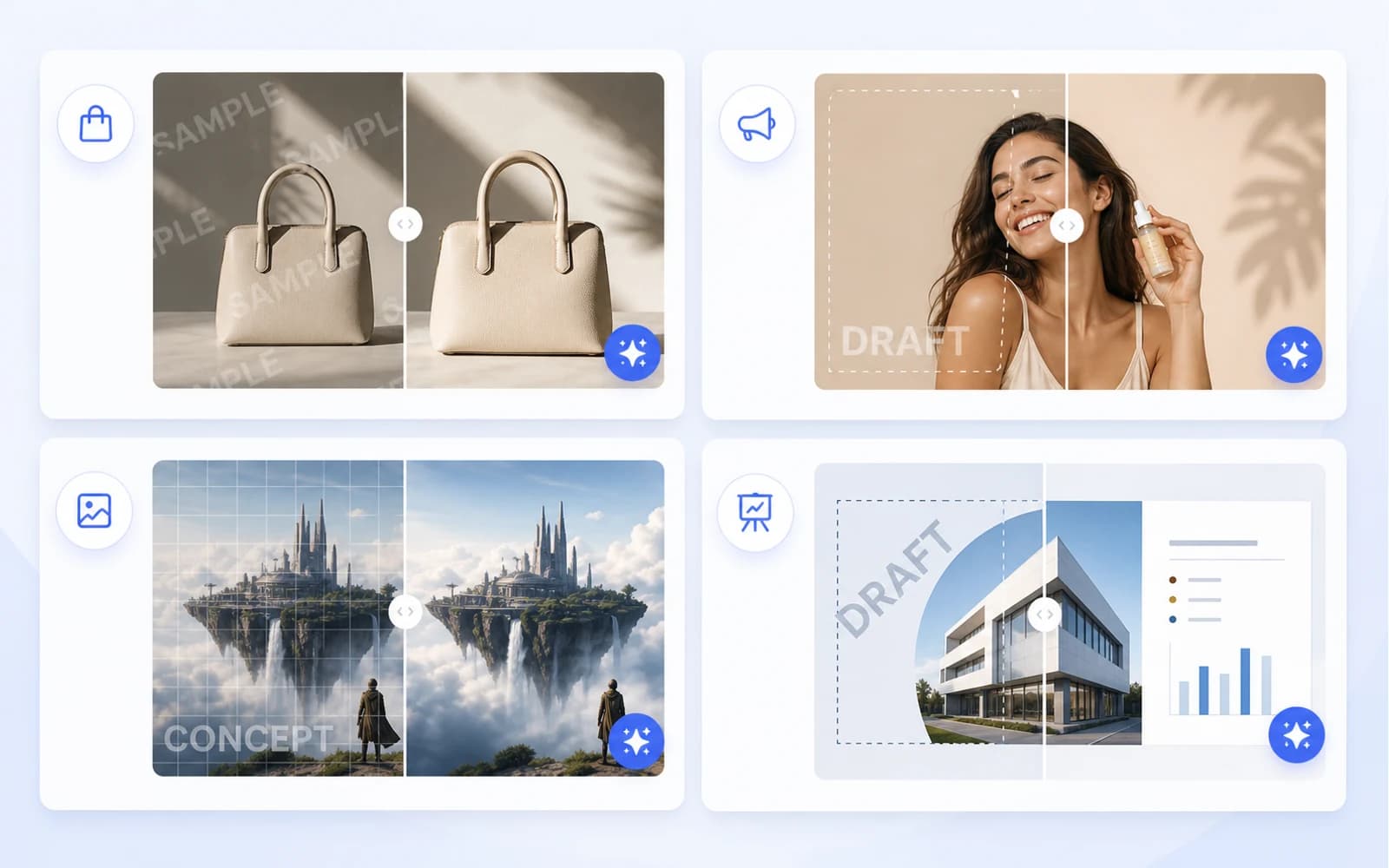 AI image healer tool - remove logo vs remove background