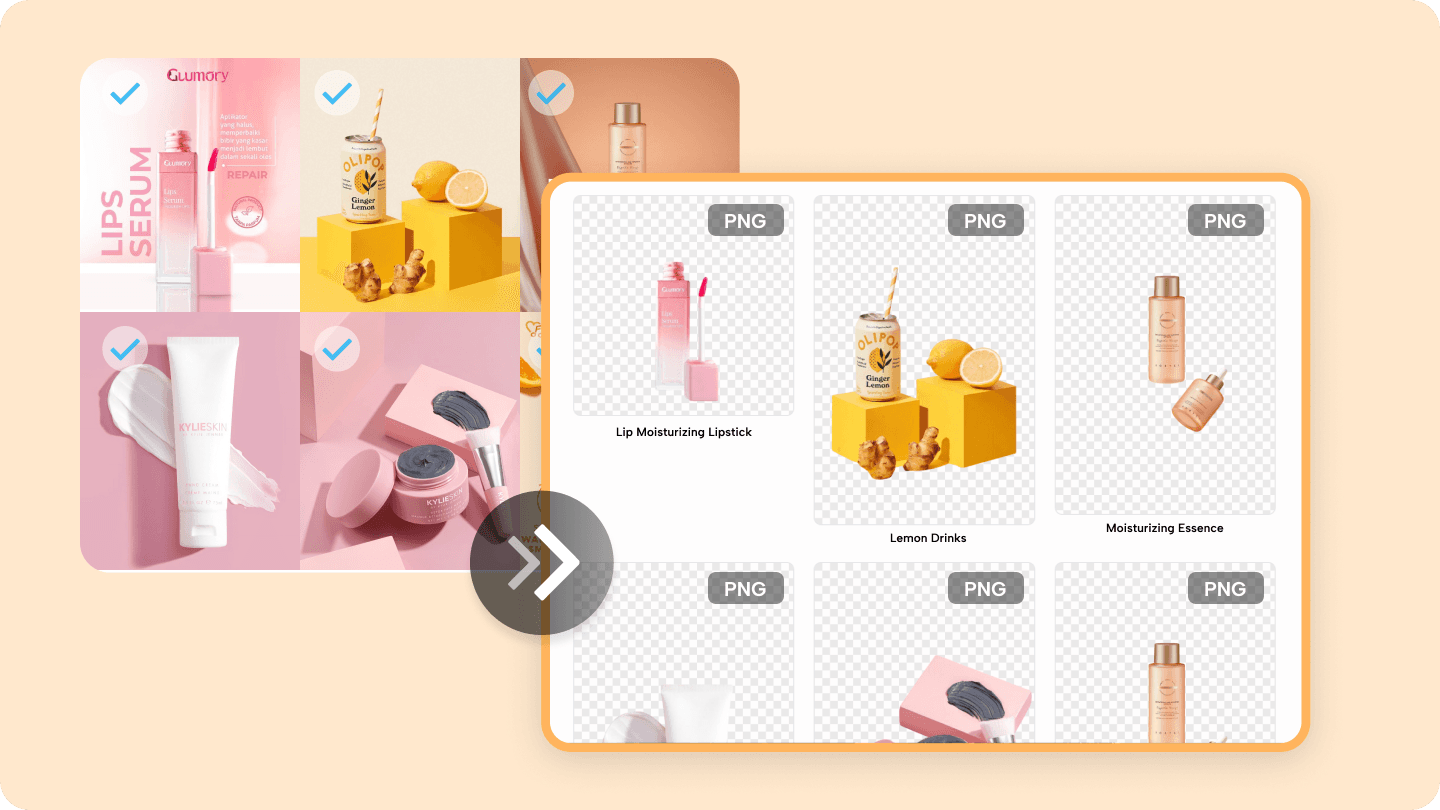 Make PNG background transparent online - brand assets layout